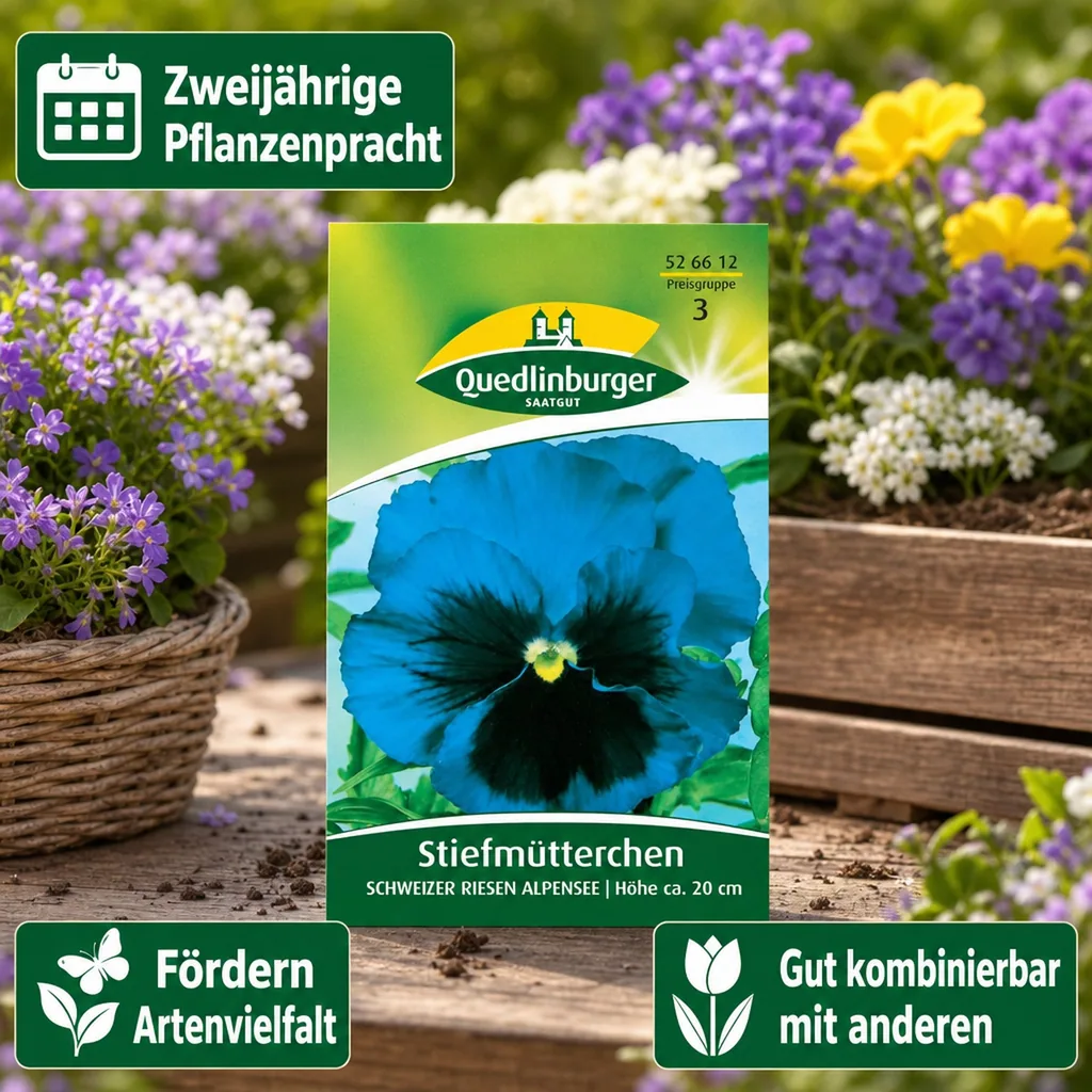 Stiefmütterchen kaufen, Frühlingsblumen für Balkon, zweijährig
