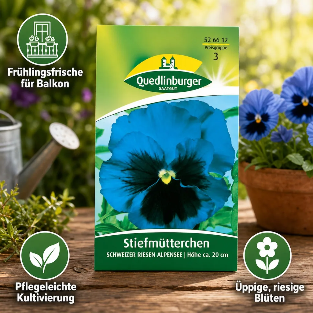 Stiefmütterchen kaufen, Frühlingsblumen für Balkon, zweijährig