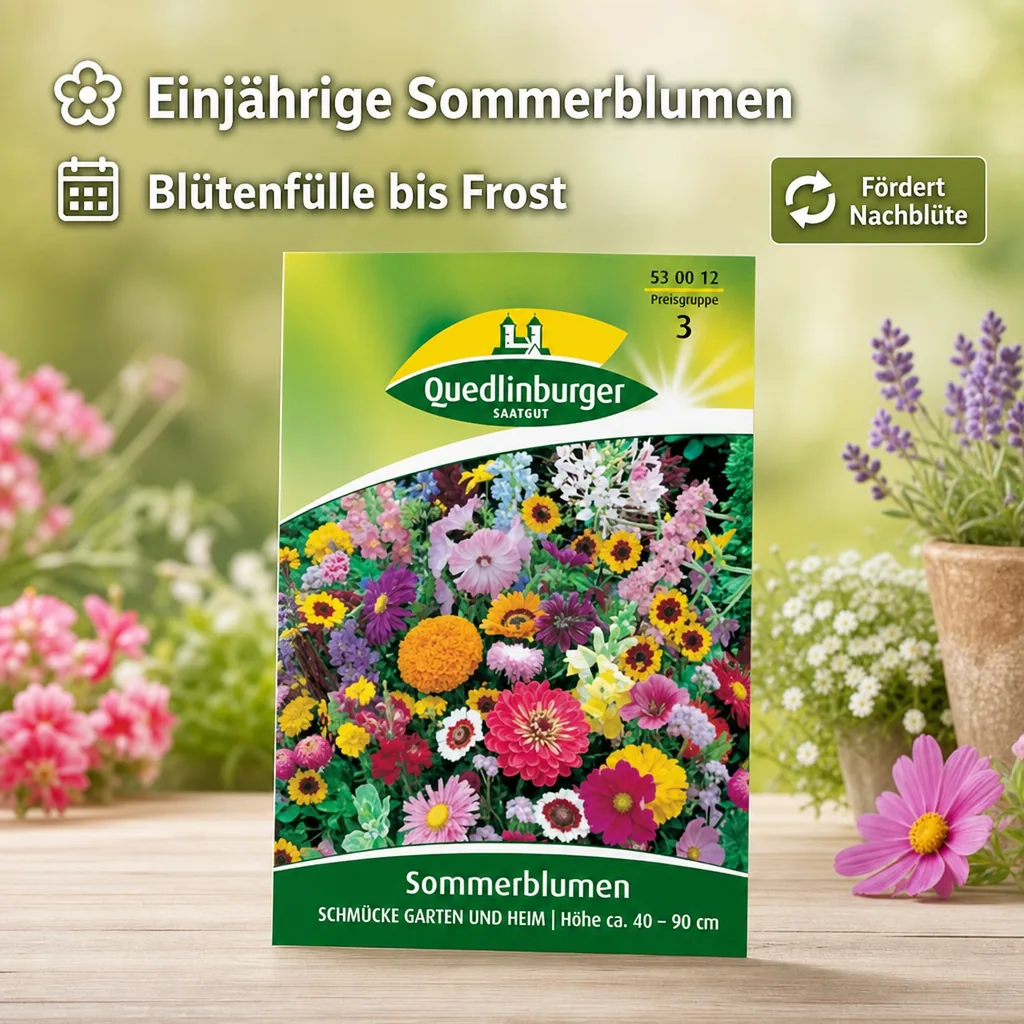 Sommerblumen, Schmücke Garten und Heim