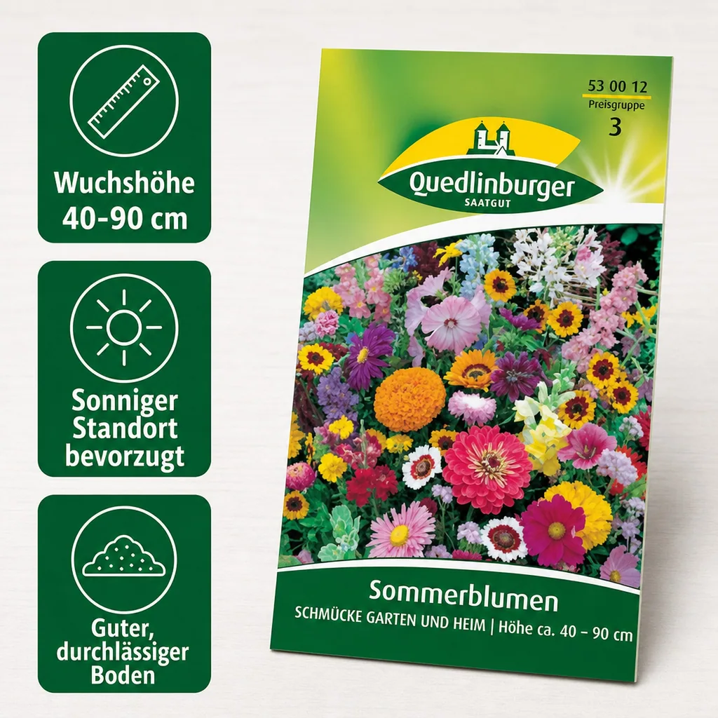 Sommerblumen, Schmücke Garten und Heim