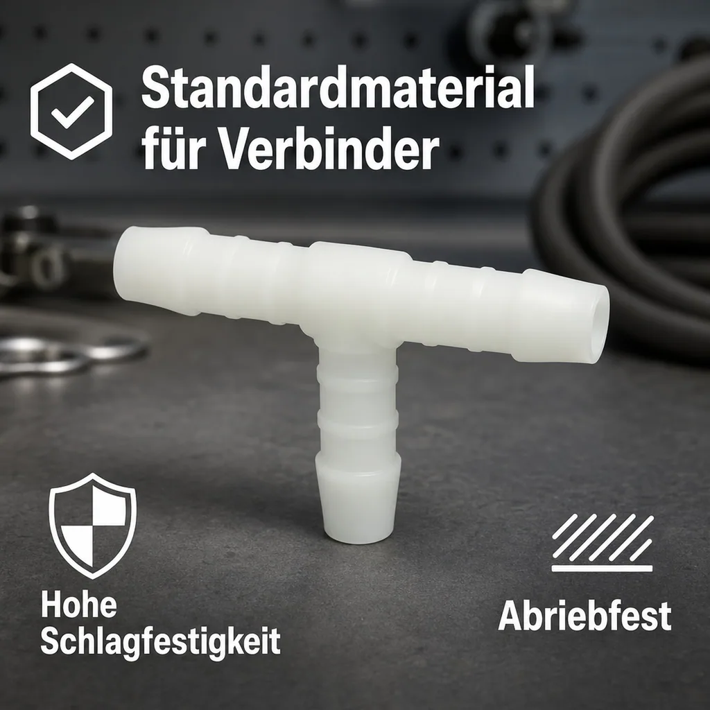 Schlauchverbinder Kunststoff T-Stück 5 mm