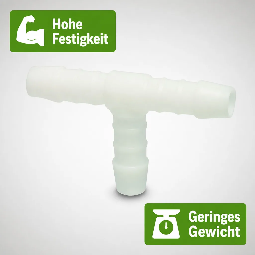 Schlauchverbinder Kunststoff T-Stück 5 mm