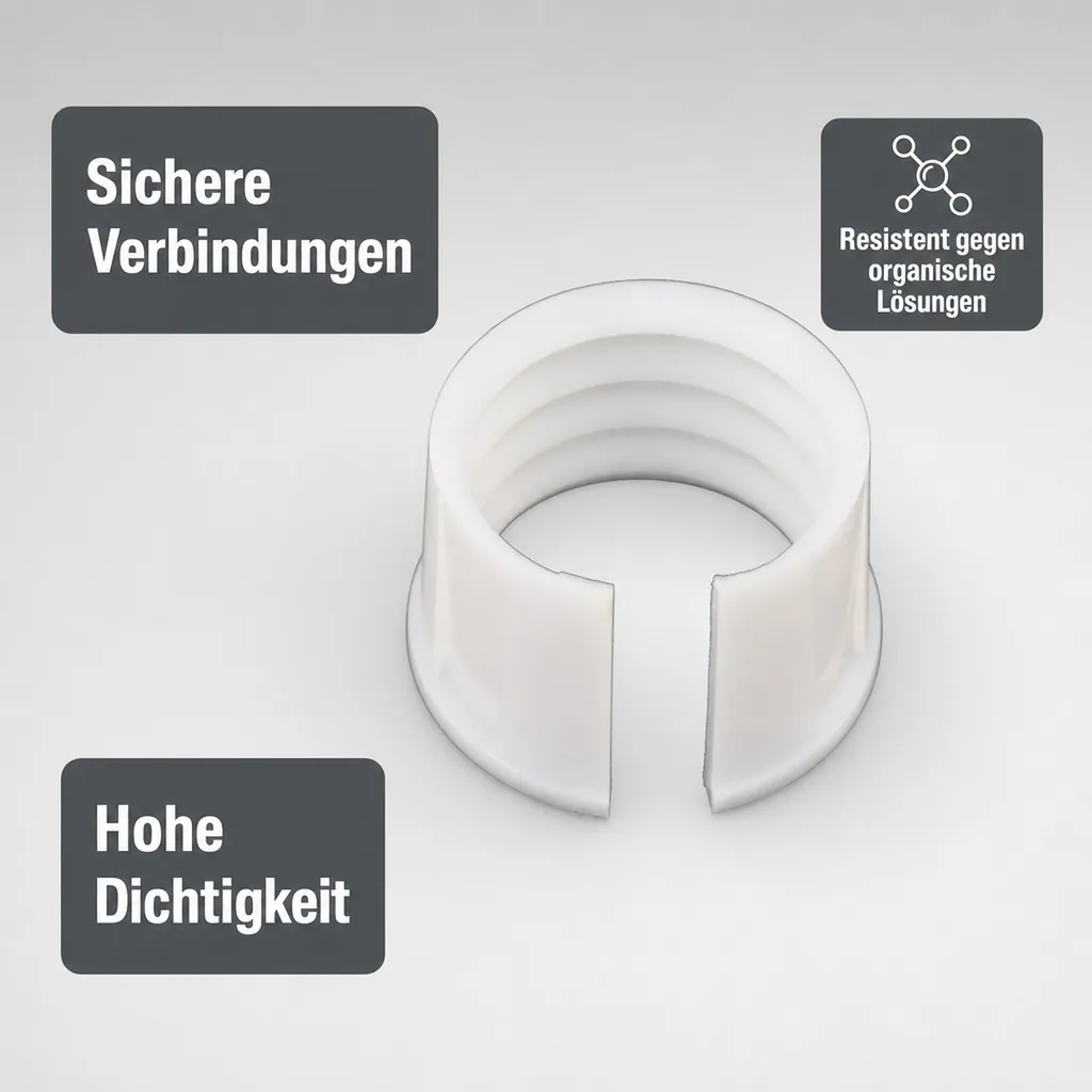 PP PE Rohr Verschraubung Ersatzklemmhülse 40