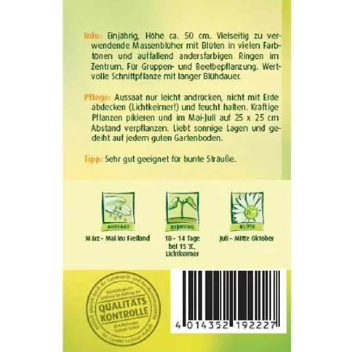 Wucherblume Frohe Mischung, Blumensamen Mischung, Sommerblumen Samen