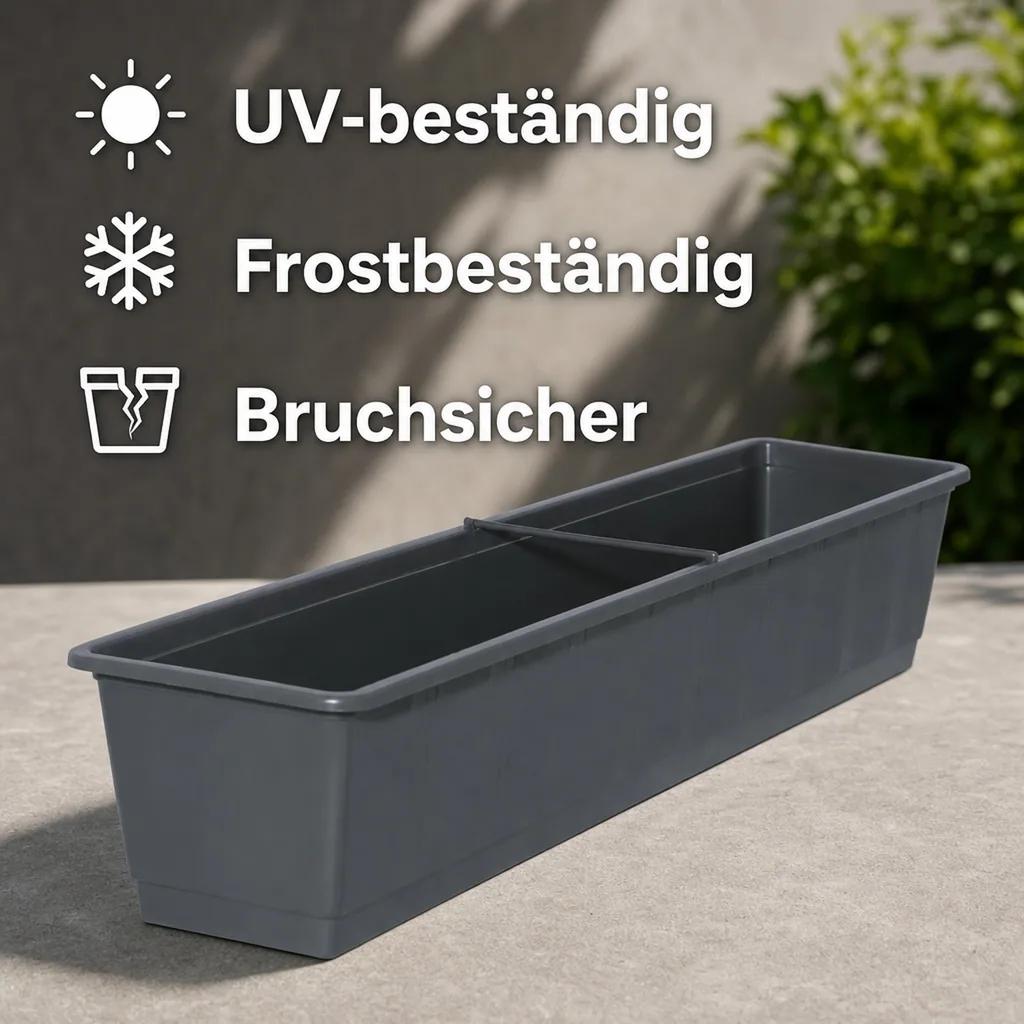 Blumenkasten STANDARD ca.80 cm, anthrazit