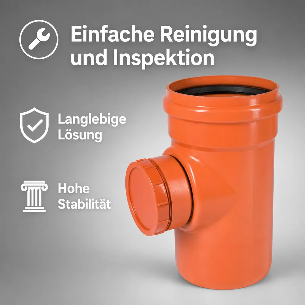 KG Rohr 250, Reinigungsrohr, DN 250, Abwasserrohr