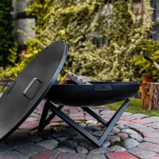 Feuerschale 70 cm, Garten, Stahl, Feuerkorb