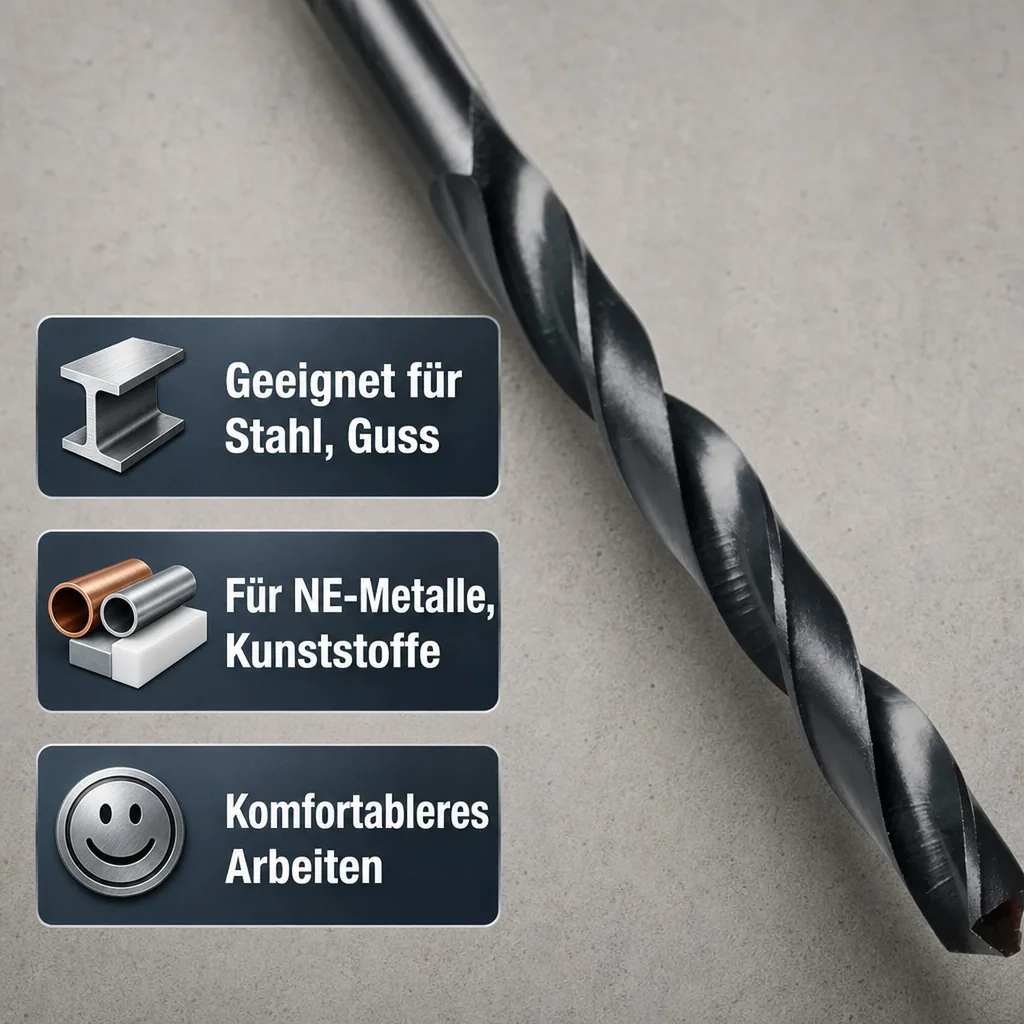 Spiralbohrer, HSS Bohrer, DIN 338, 3,3 mm, rollgewalzt