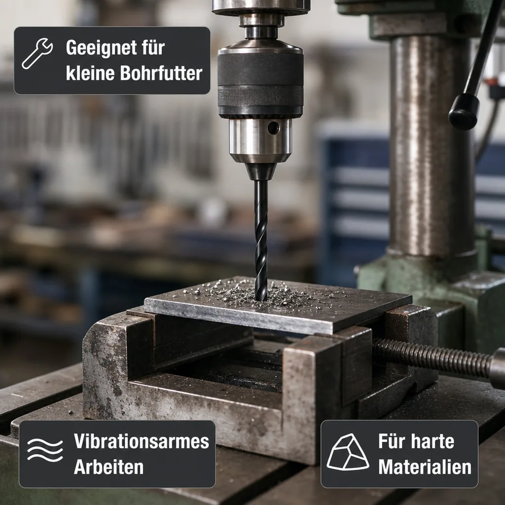 DIN 338 Bohrer, HSS-R Spiralbohrer 12,5mm, reduzierter Schaft 8mm