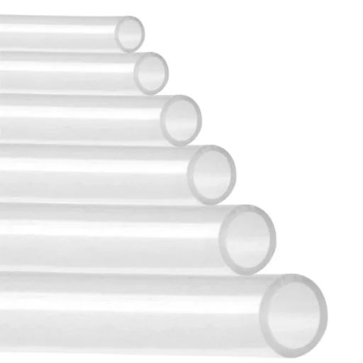 Silikonschlauch 20,0 x 24,0 mm IØ x AØ - 60° +/- 5° Shore A; transparent BfR &amp; FDA konform