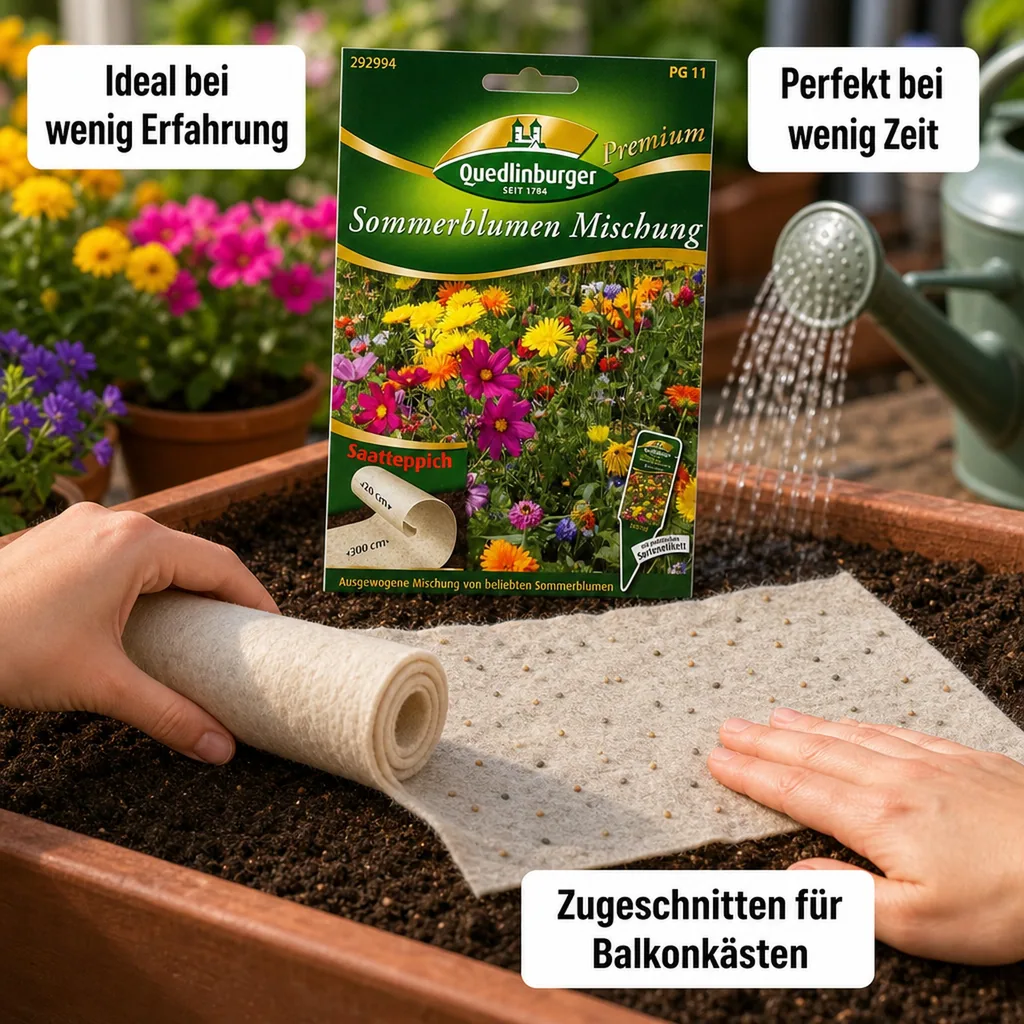 Saatteppich Sommerblumenmischung