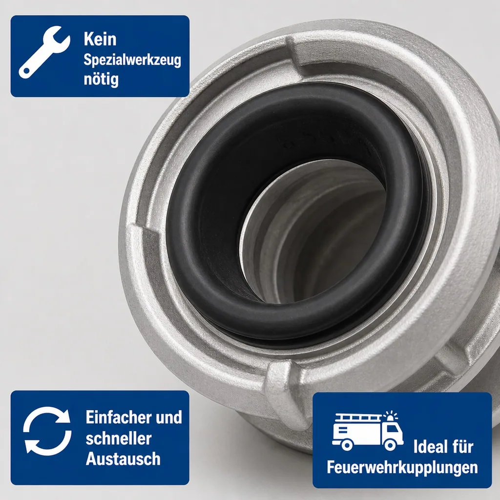 Storz Kupplung Dichtung, Dichtung NBR, Feuerwehrkupplung, Storz System