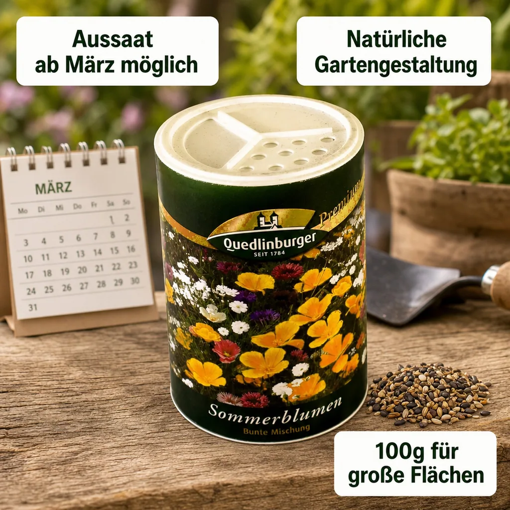 Sommerblumenmischung Dose 100g
