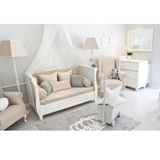 Caramella Babybett "Romantik" 140 x 70 weiss