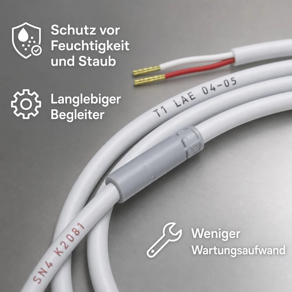 Fühlersonde NTC 103 AT11 mit 1,5m PVC-Kabel IP67 - Präzise Temperaturmessung für perfektes Bier