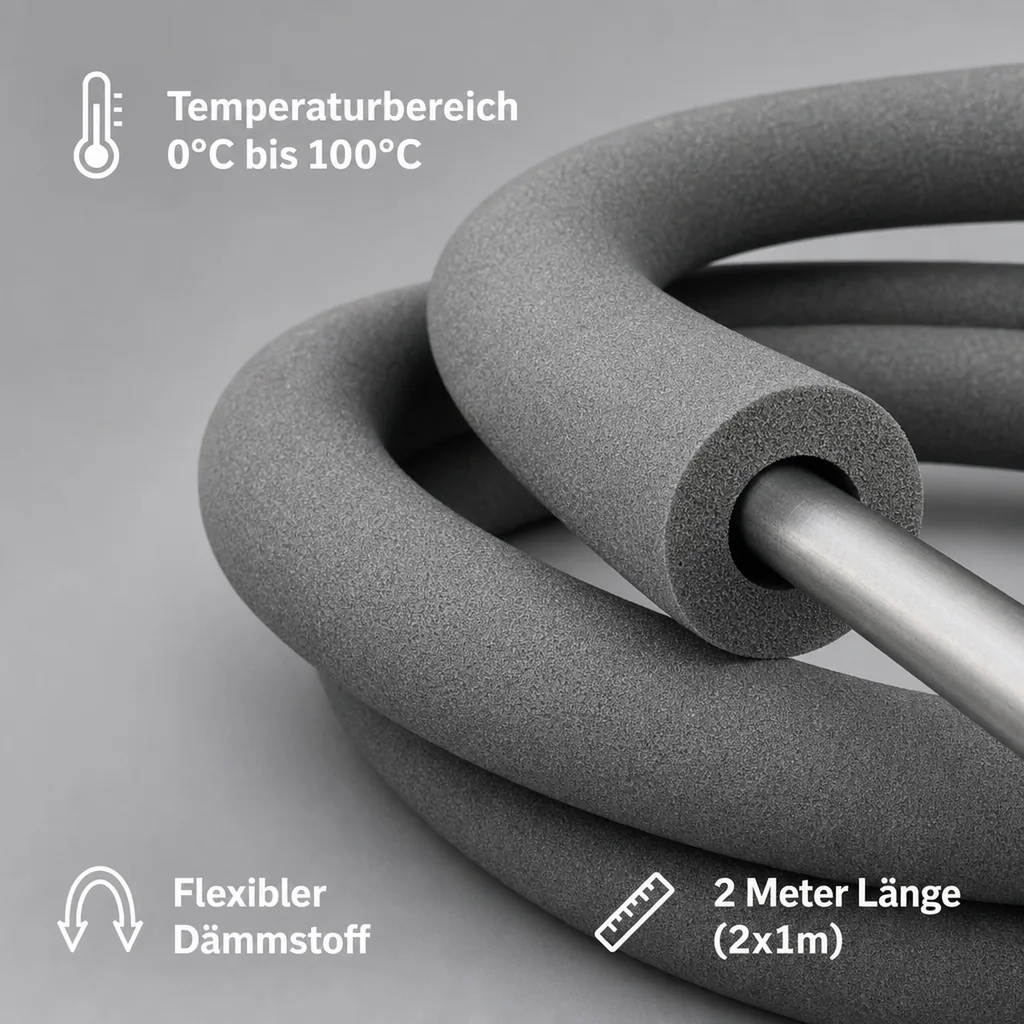 CLIMAFLEX® 2m Isolierschlauch Ø 48 mm x 20 mm Dämmung