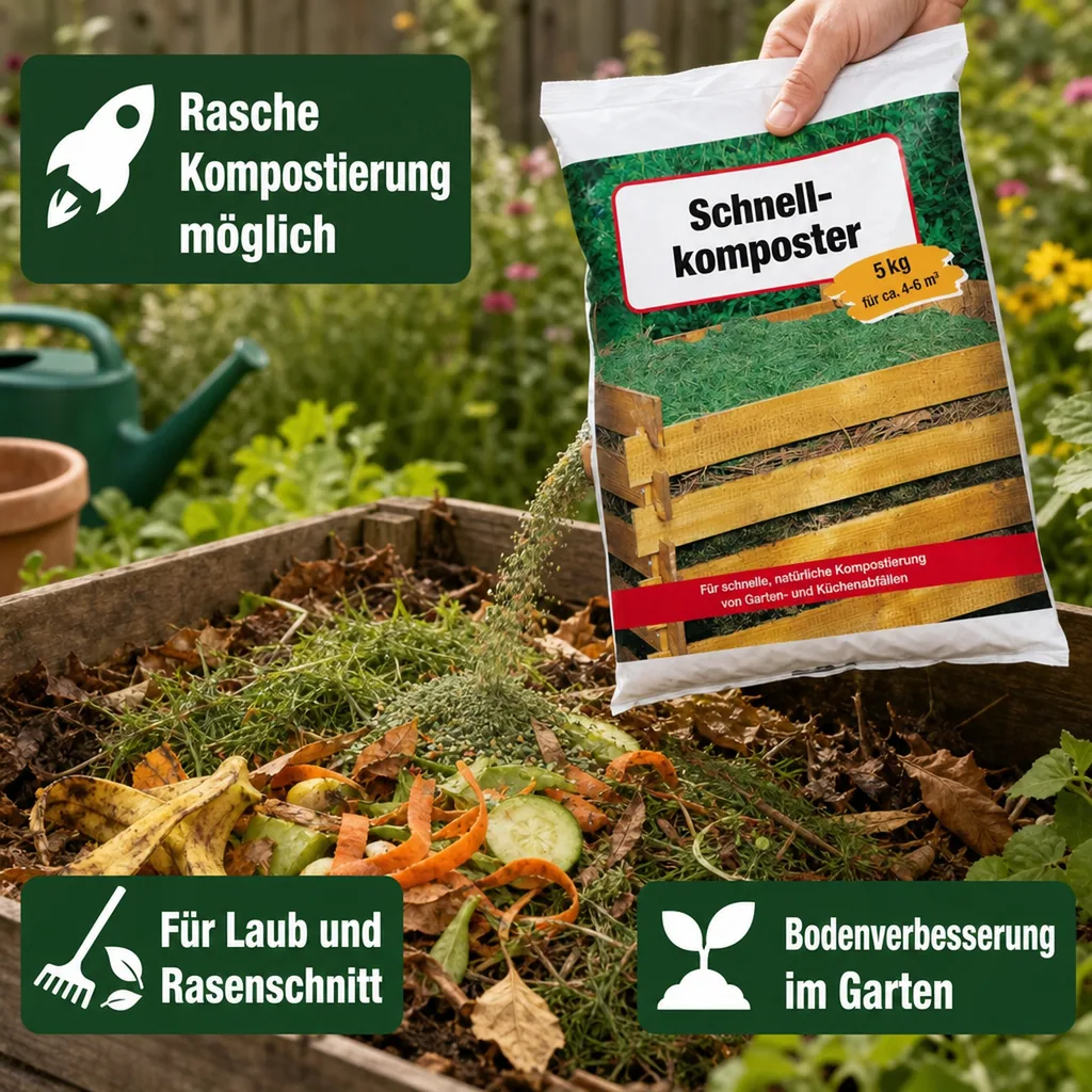 5 kg Schnellkomposter für ca. 4-6 m³