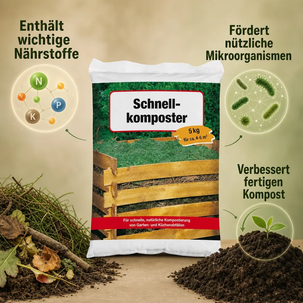 5 kg Schnellkomposter für ca. 4-6 m³