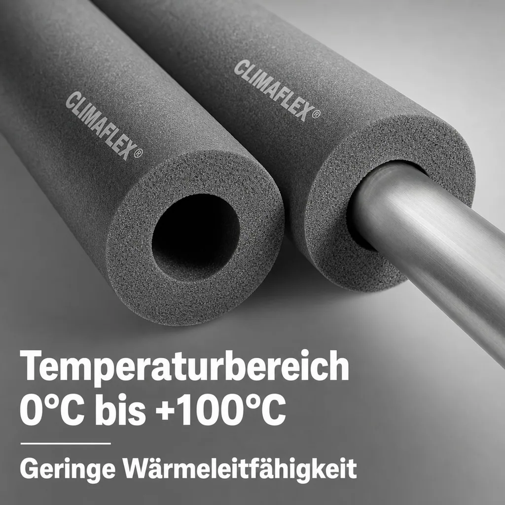 CLIMAFLEX® 2m Isolierschlauch Ø 54 mm x 20 mm Dämmung