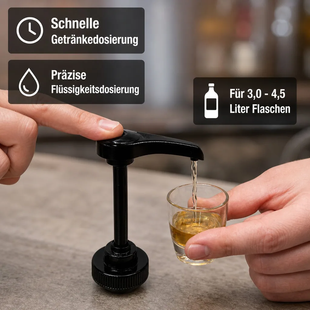 Pumpspender, Flaschenspender, Pumpkopf für 3,0 - 4,5lt. Flaschen, ALC-PUMP