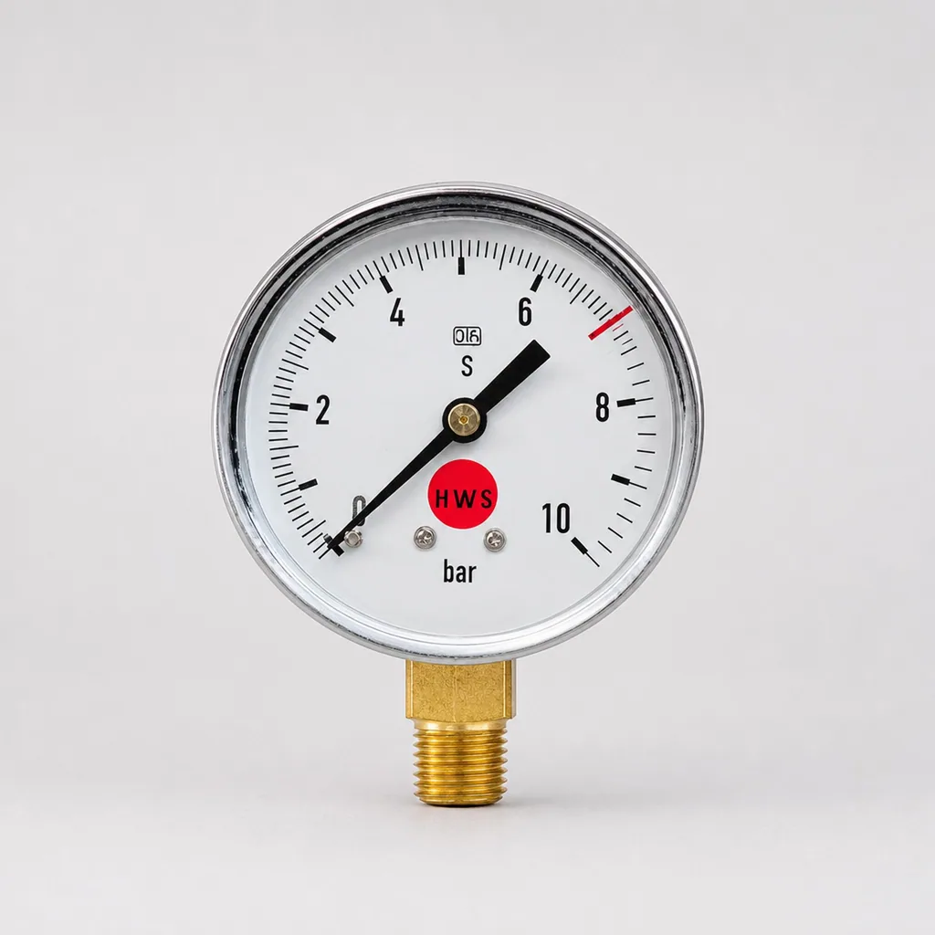 Arbeitsmanometer, 0-10/7 bar