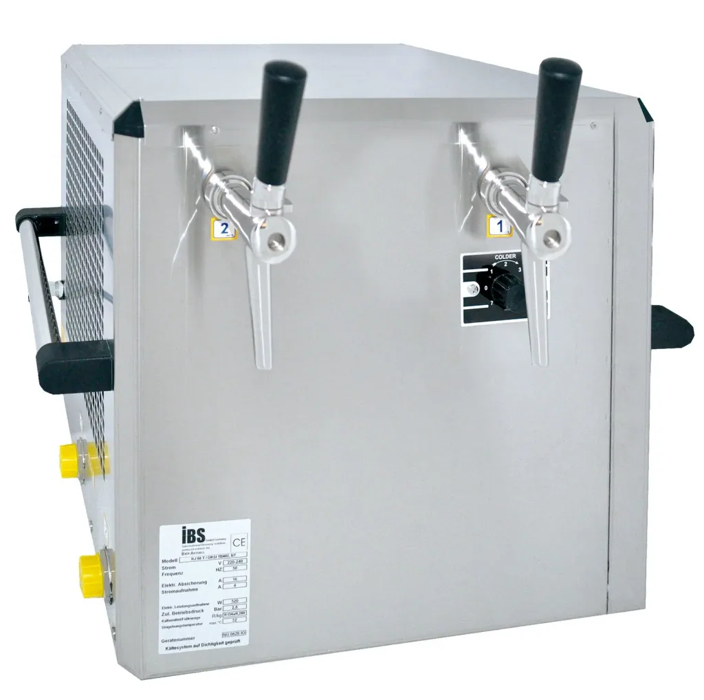 Trockenkühlgerät 2-leitiges, (80 L/h) - UTK/OTK | Edelstahl | Gastronomie & Events, Leitungsdurchmesser: 10 mm