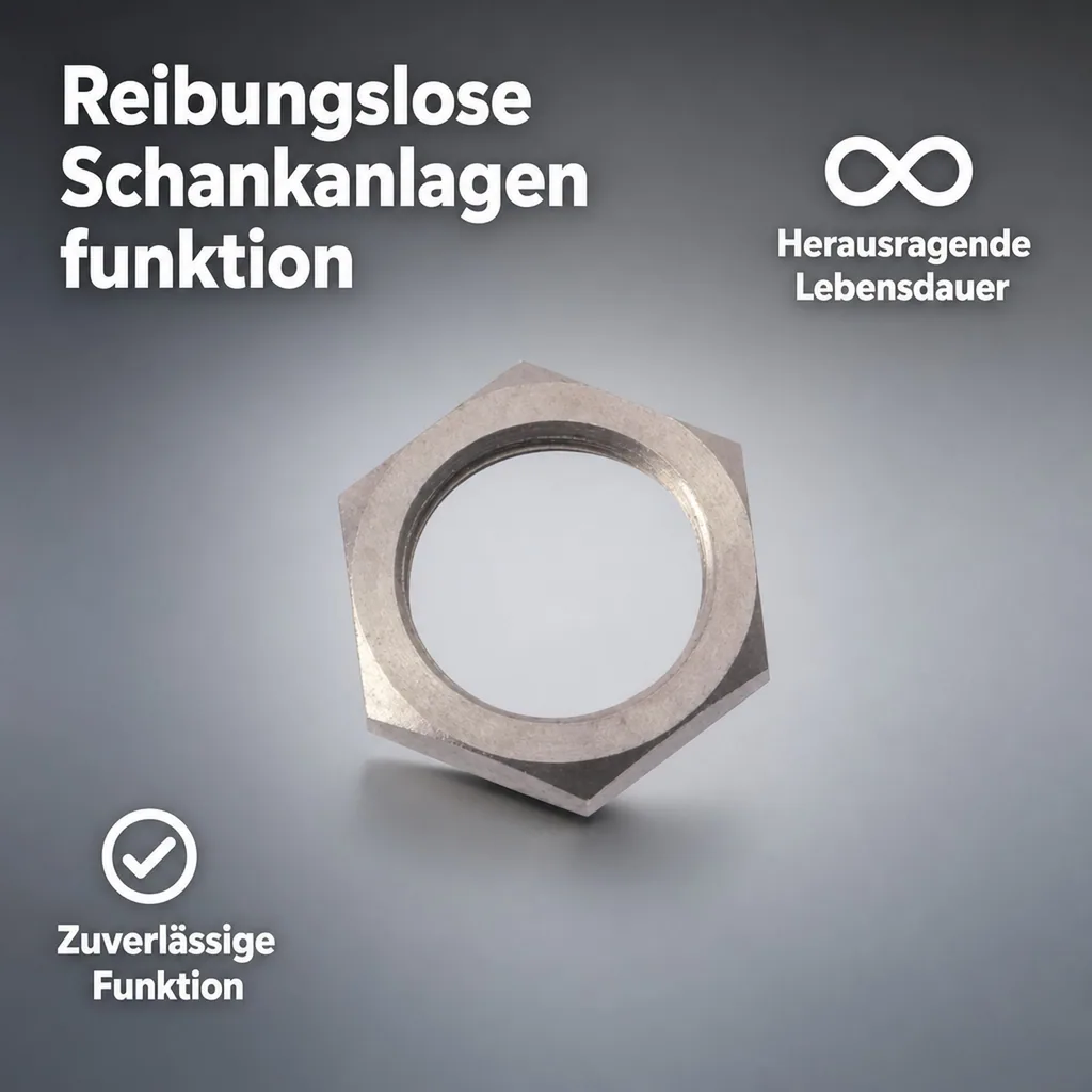 Gegenmutter mit Schankhahn, 5/8 Zoll