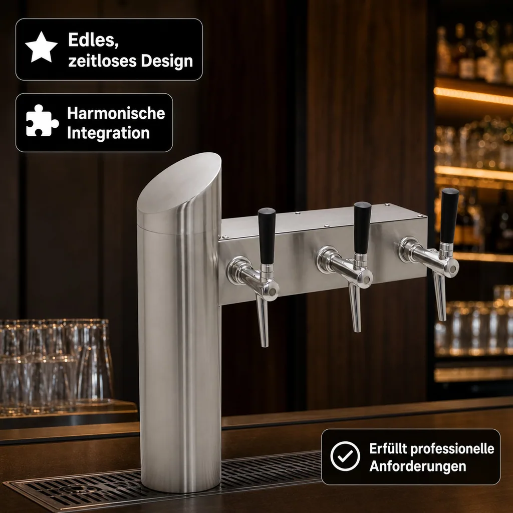 Schanksäule, Bierzapfsäule - Modell RJ6, CNS Matt