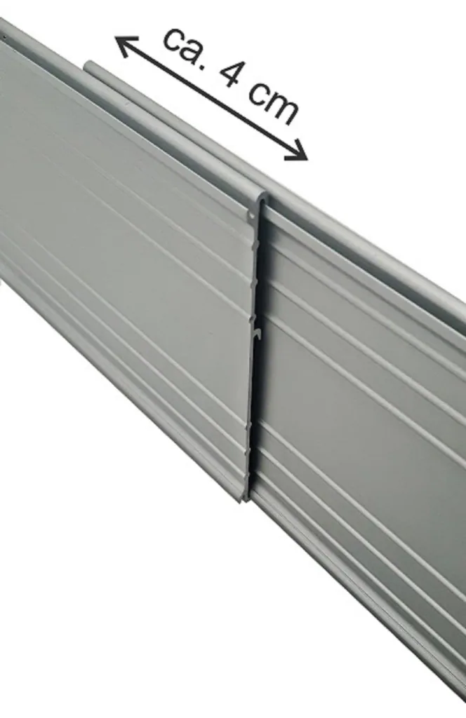Ultra Starke Alu Rasenkante 10cm x 100cm | Beeteinfassung | Beetumrandung | Beetbegrenzungen, Color-GS: ohne Farbe