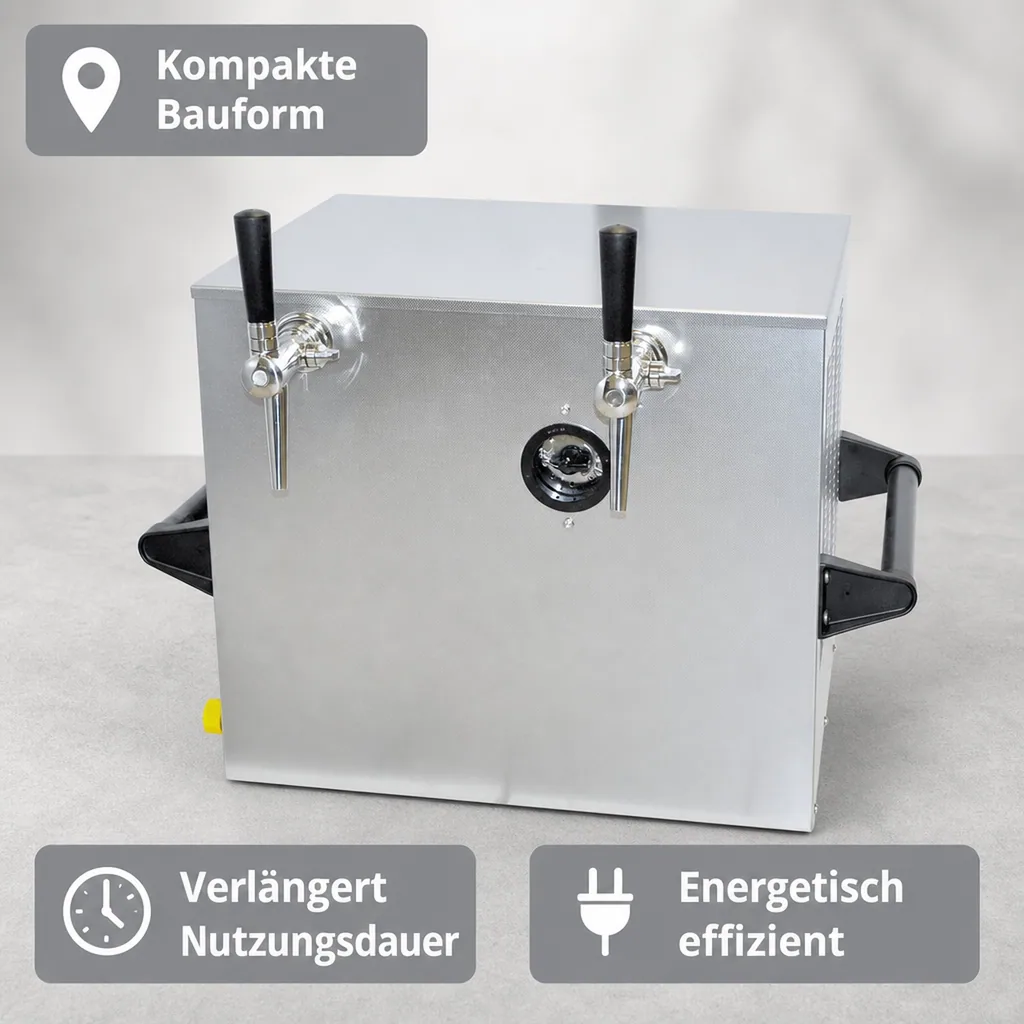 Trockenkühlgerät 2-leitig, 130 Liter/h, Oberthekengerät
