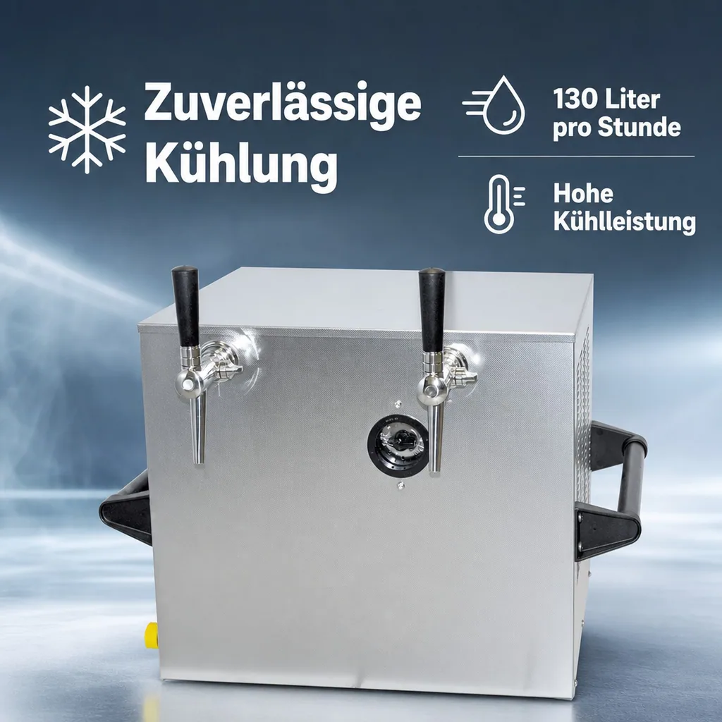 Trockenkühlgerät 2-leitig, 130 Liter/h, Oberthekengerät