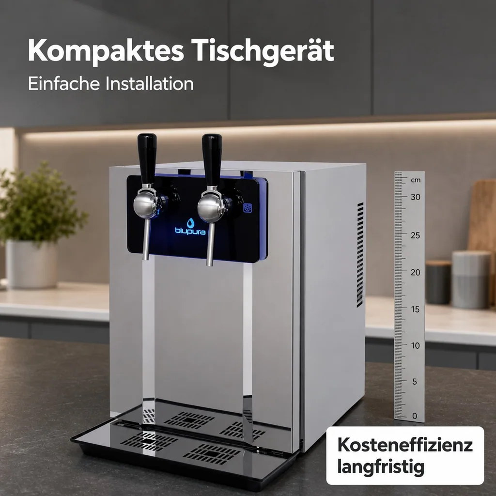 Wassersprudler, Wasserspender, Trinkwassersprudler - Blubar 80, Auftisch