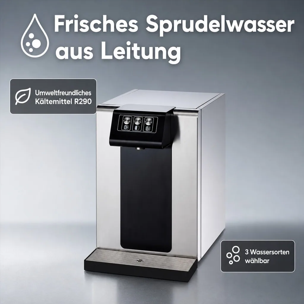 Wassersprudler, Wasserspender, Trinkwassersprudler - Blusoda 45 fizz, Auftisch