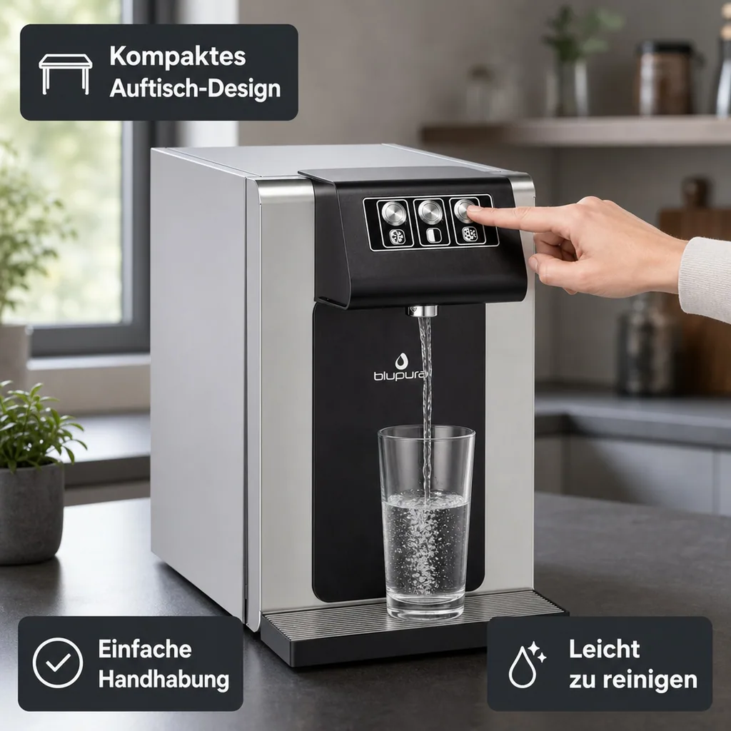 Wassersprudler, Wasserspender, Trinkwassersprudler - Blusoda MIX 30 fizz, Auftisch