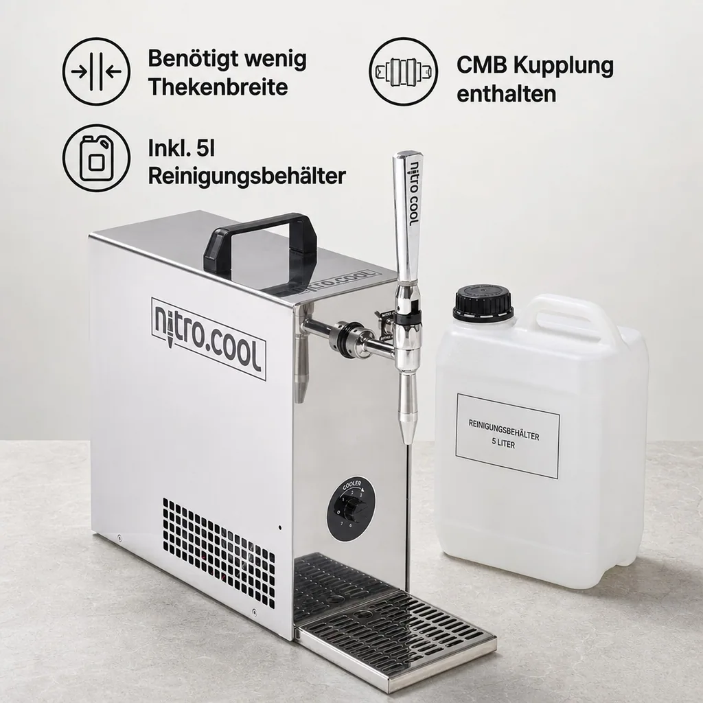 Zapfanlage, Kaffeespender - Cold Brew Kaffee Nitro Coffee, 1 leitig