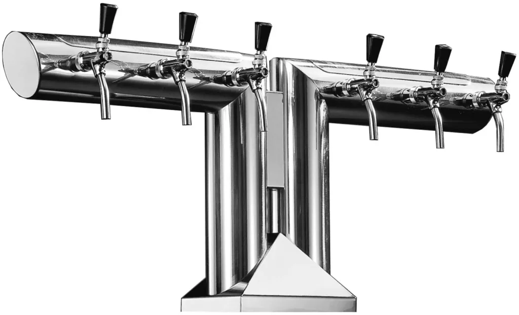 Schanksäule, Bierzapfsäule Modell „RJ9010“, CNS poliert