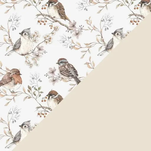 Dekornik Kinderbettwäsche Vögel 100 x 135