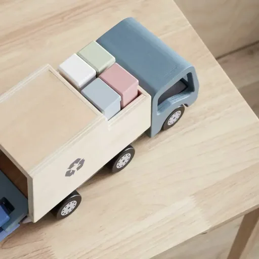 Kids Concept Spielzeug Müllwagen Holz