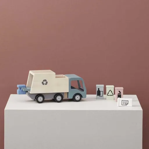 Kids Concept Spielzeug Müllwagen Holz