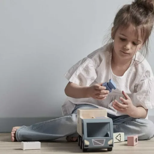 Kids Concept Spielzeug Müllwagen Holz