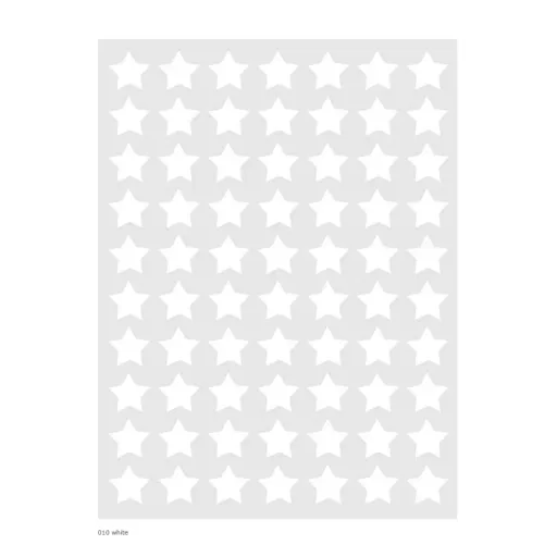 Lilipinso Wandsticker Basics Sterne, Farbe: white