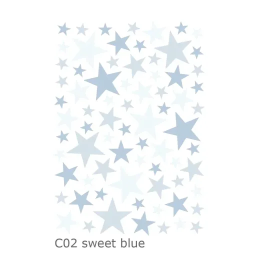 Lilipinso Wandsticker Basics gemischte Sterne, Farbe: sweet pink