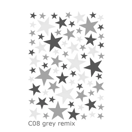 Lilipinso Wandsticker Basics gemischte Sterne, Farbe: deep ocean