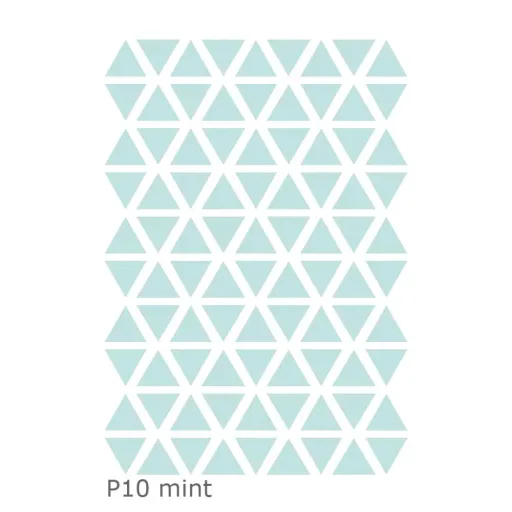 Lilipinso Wandsticker Basics Dreiecke, Farbe: black