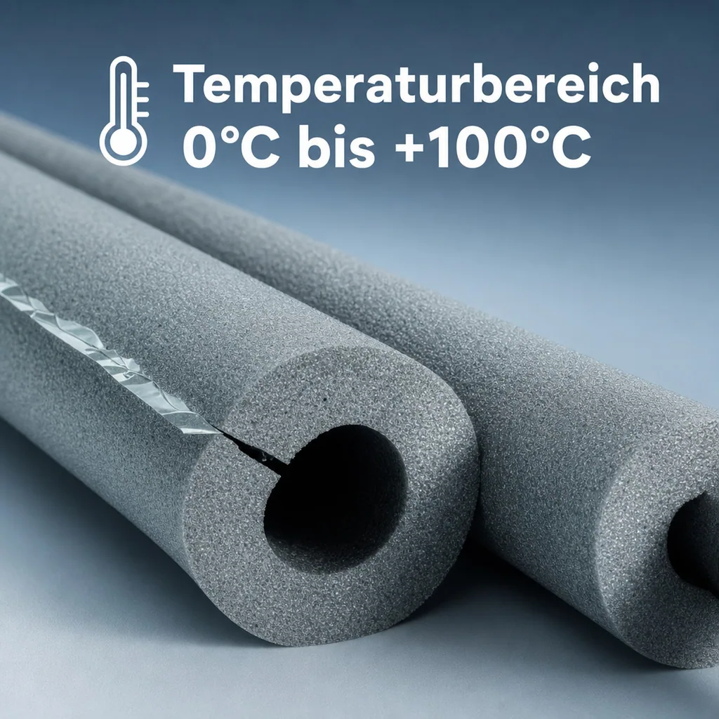 CLIMAFLEX® XT 1m Isolierschlauch Ø 12/15 mm x 13 mm Dämmung selbstklebend 50% GEG
