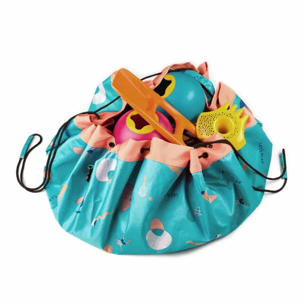 Play&Go Spielzeugsack, Spielzeugkorb, Spielzeug aufbewahrungstasche - Draussen, Farbe: Spielen