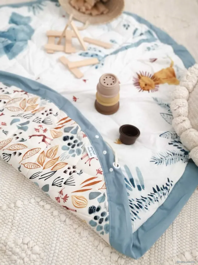 Play&Go Kinderteppich, Spielteppich, Spielmatte - Tasche, Farbe: Moulin Roty Baobab