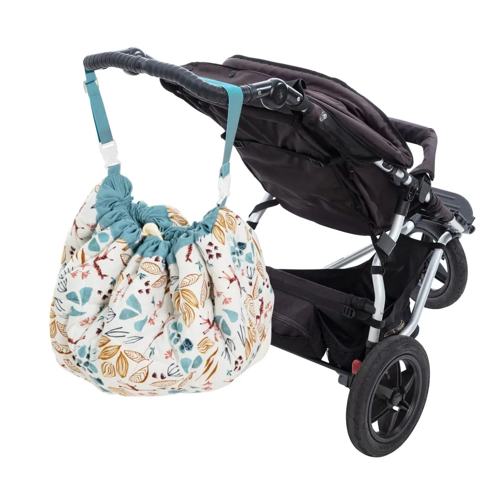 Play&Go Kinderteppich, Spielteppich, Spielmatte - Tasche, Farbe: Moulin Roty Baobab