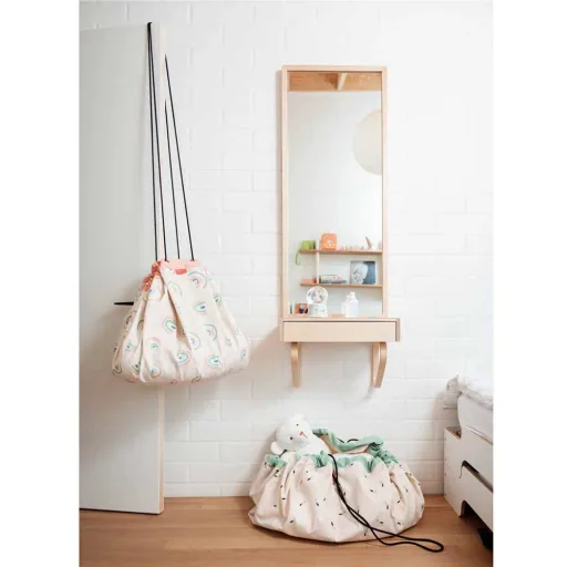 play & go Spielsack Print Schwäne mint