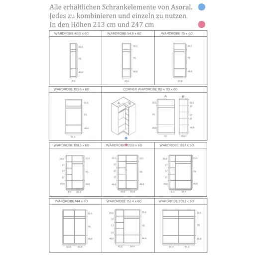 Muba Bespoke 4-türiger Schrank